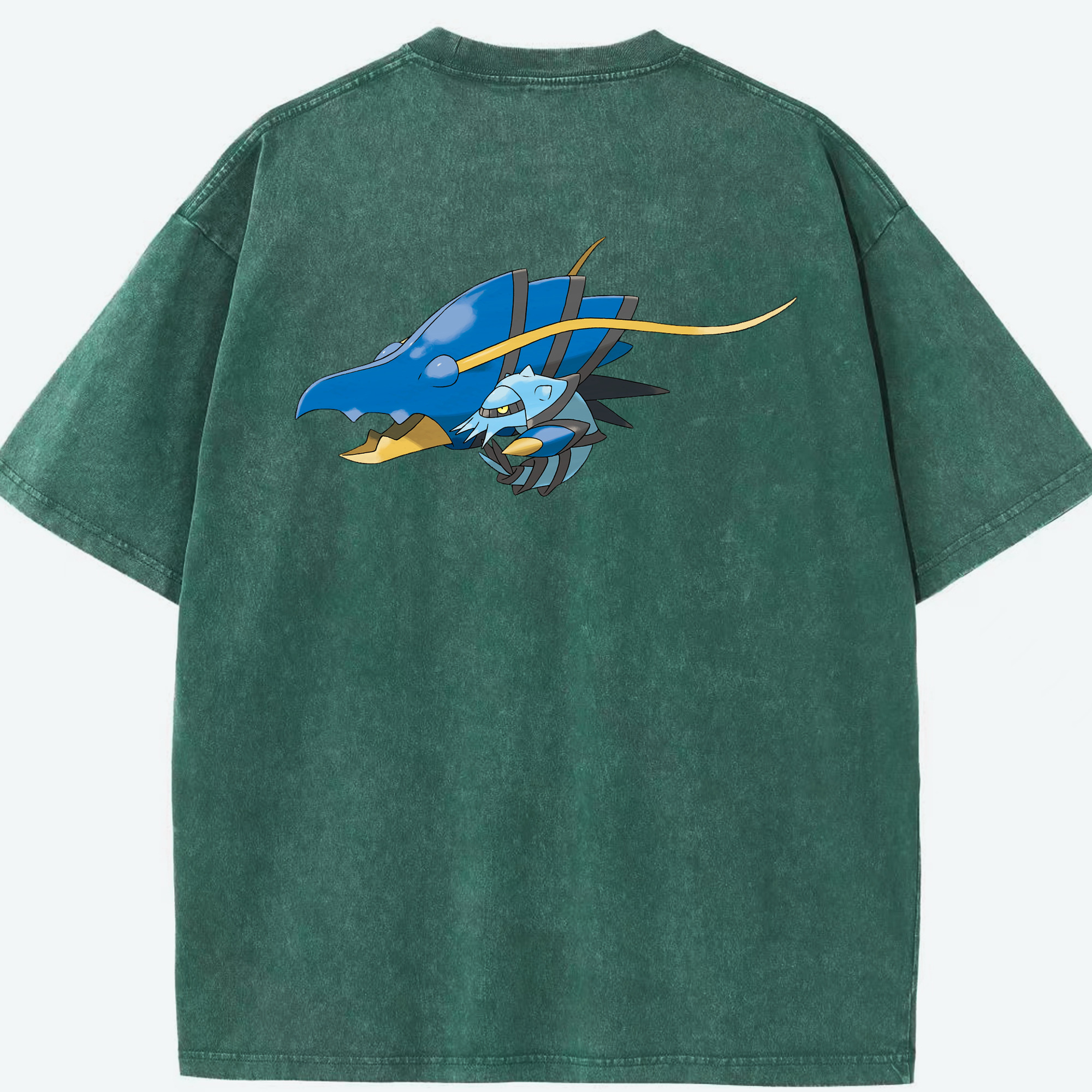 （画像用） ポケットモンスター Pokémon 綿100% ヴィンテージ風 半袖Tシャツ（背面プリント）